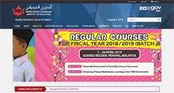 Desktop Screenshot of moe.gov.bn