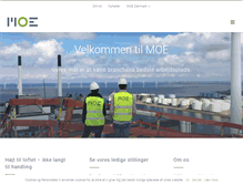 Tablet Screenshot of moe.dk