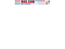 Tablet Screenshot of moe.com